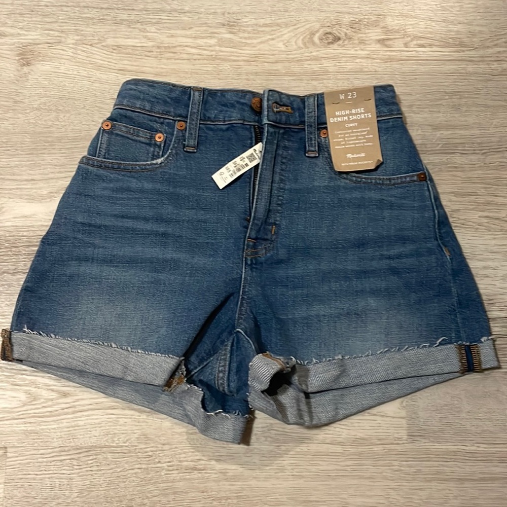 Madewell High Rise Denim Shorts